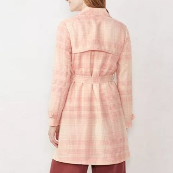 LC Lauren Conrad Women's Cropped Trench Jacket - M - Picture 2 of 9